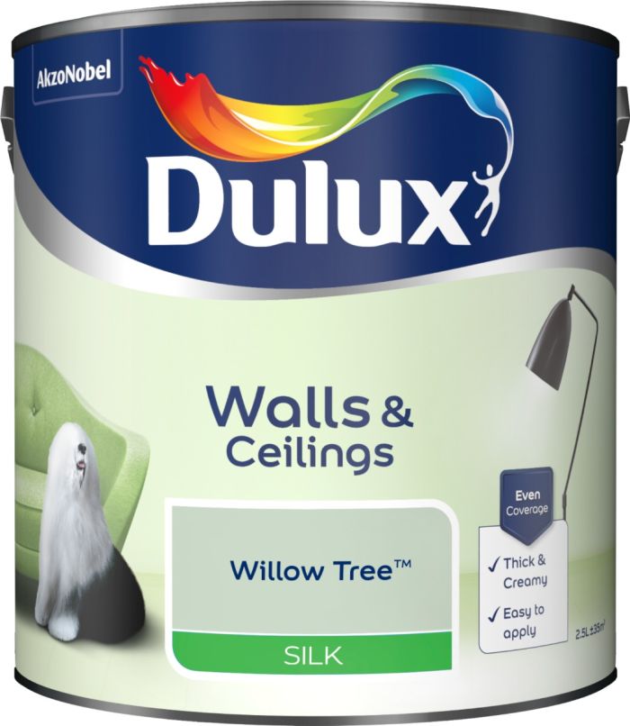 Dulux Willow Tree Silk Emulsion Paint 2.5L