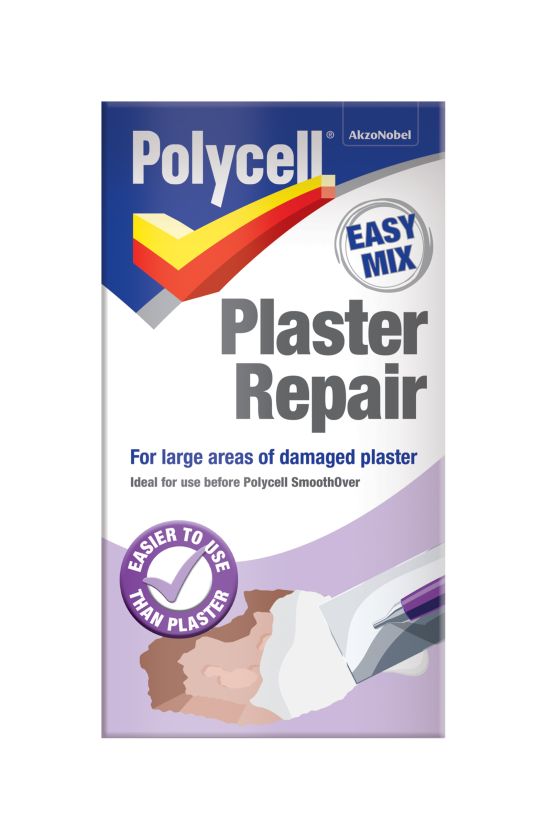 Polycell Plaster Repair Polyfilla Powder 450g with a smooth white finish