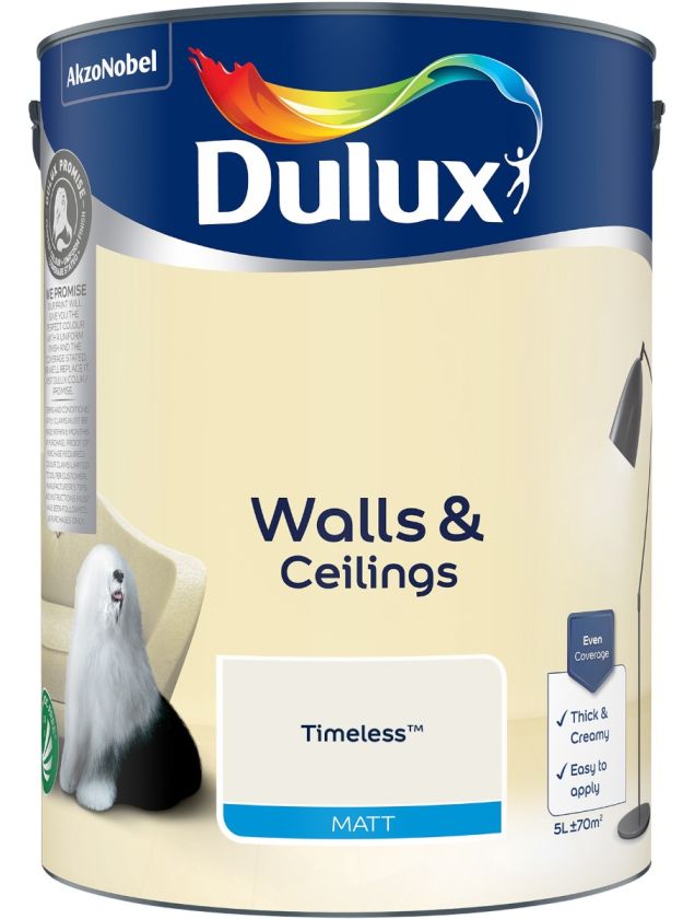 Dulux Timeless 5L Matt Emulsion Paint