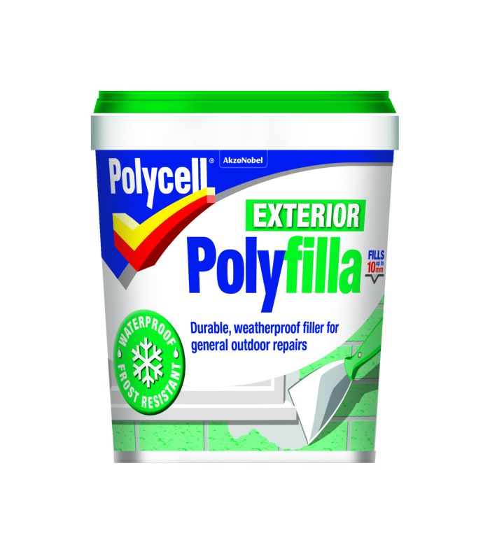 Polycell Multi Purpose Exterior Polyfilla Ready Mixed 1kg grey