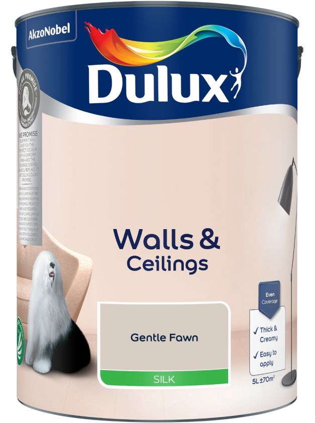 Dulux Gentle Fawn 5L Silk Emulsion Paint