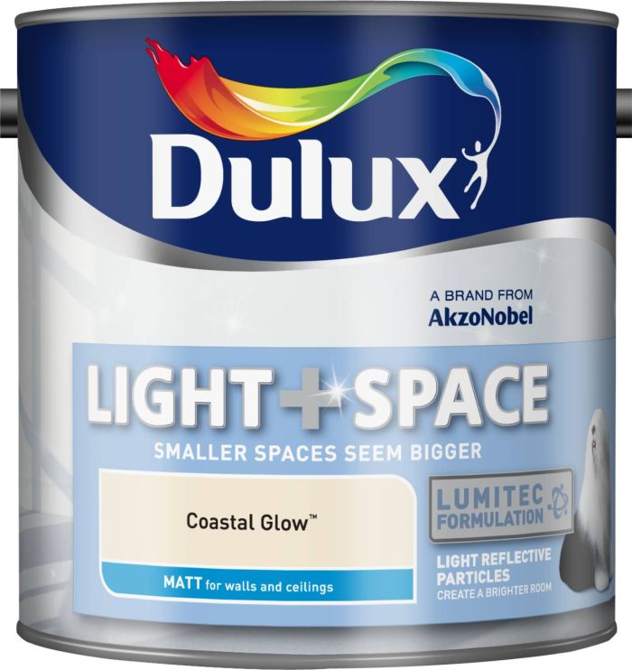 Dulux Light & Space Matt Emulsion Paint in Coastal Glow, 2.5L