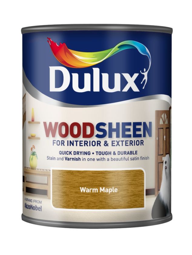 Dulux Warm Maple Interior and Exterior Woodsheen 750ml