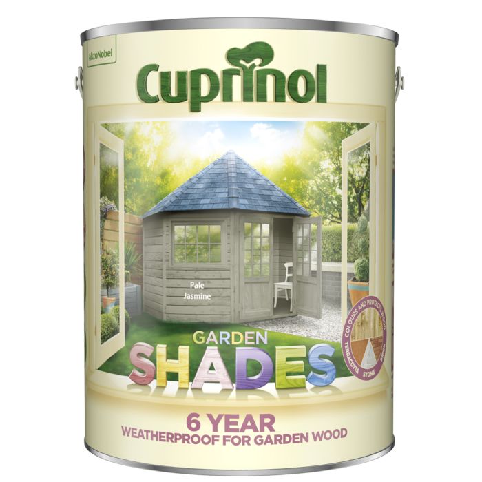 Cuprinol Garden Shades Pale Jasmine 5L exterior wood and masonry paint