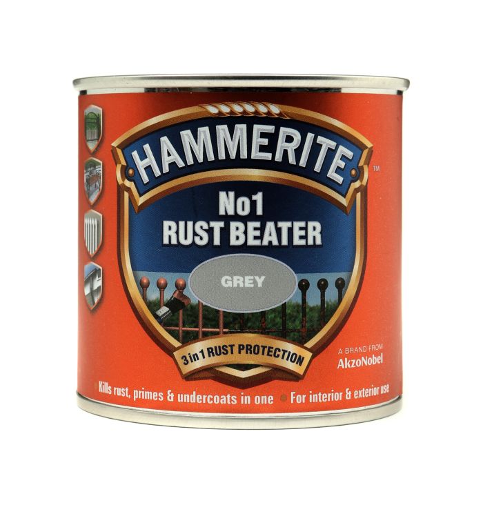 Hammerite No.1 Rust Beater anti-corrosive primer, grey, 250ml