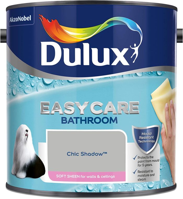 Dulux Easycare Bathroom Soft Sheen Emulsion Chic Shadow 2.5L