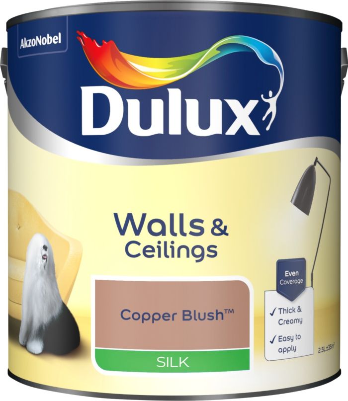 Dulux Copper Blush 2.5L Silk Emulsion Paint