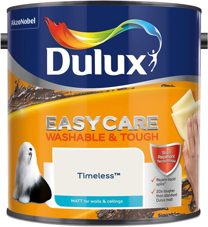 Dulux Easycare Washable & Tough Matt Emulsion Timeless 2.5L interior paint