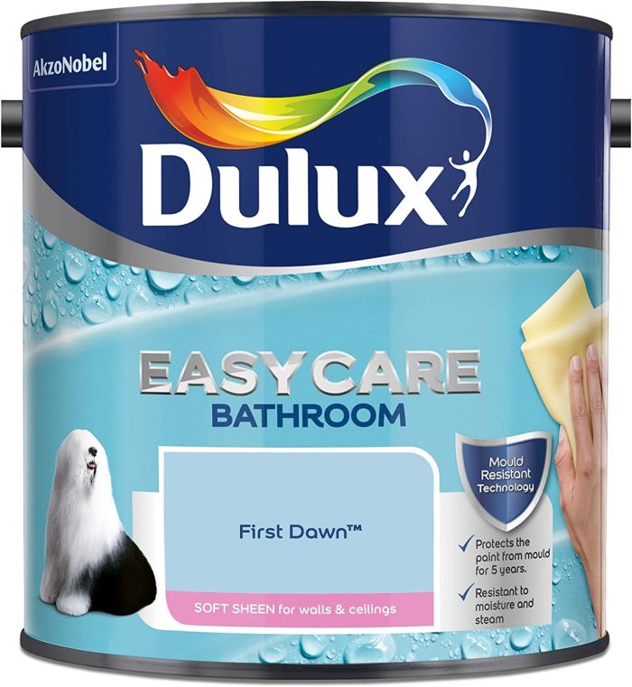 Dulux Easycare Bathroom Soft Sheen Emulsion First Dawn 2.5L tin
