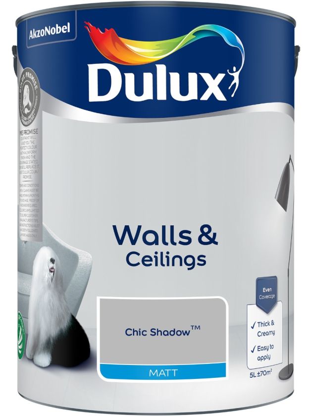 Dulux Chich Shadow Matt Emulsion Paint 5L