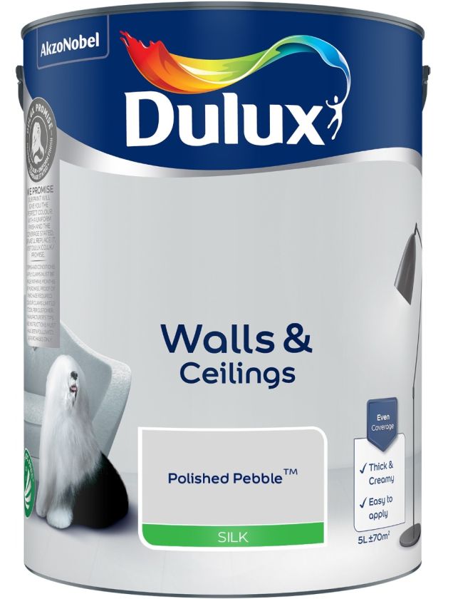 Dulux Polished Pebble Silk Emulsion Paint 5L