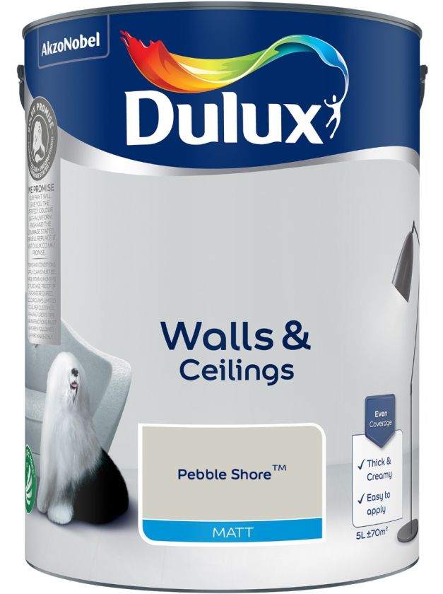Dulux Pebble Shore Matt Emulsion Paint 5L