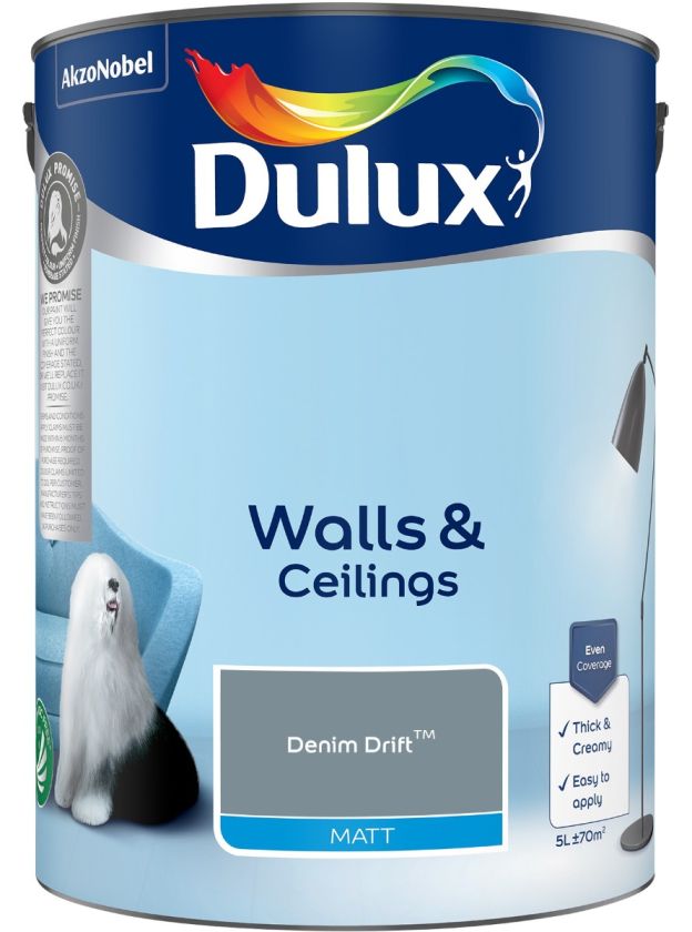 Dulux Matt Emulsion Paint Denim Drift 5L
