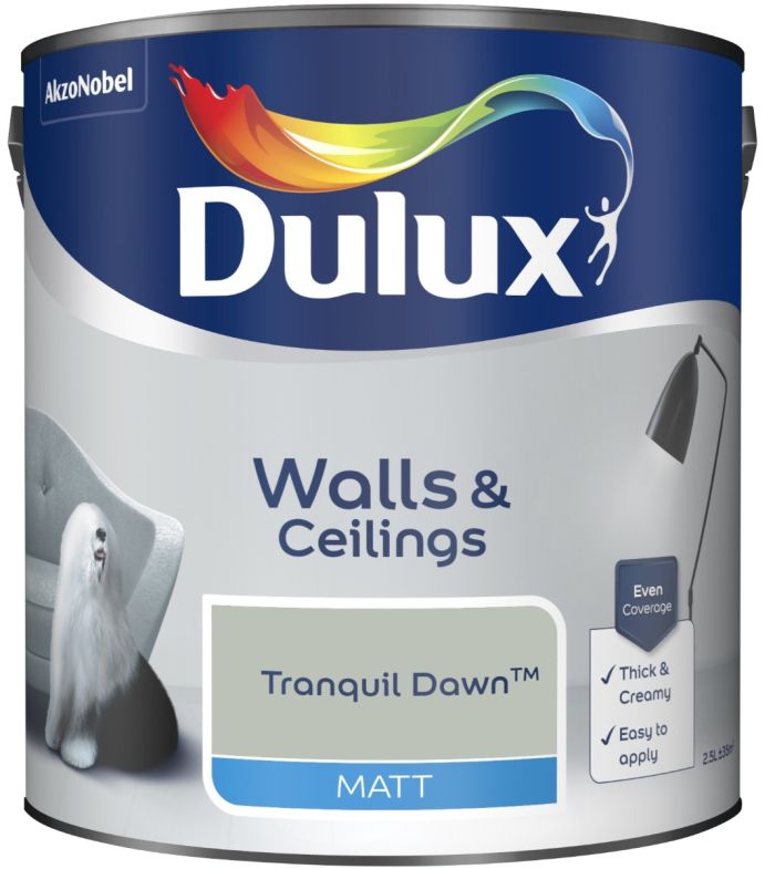 Dulux Tranquil Dawn 2.5L Matt Emulsion Paint