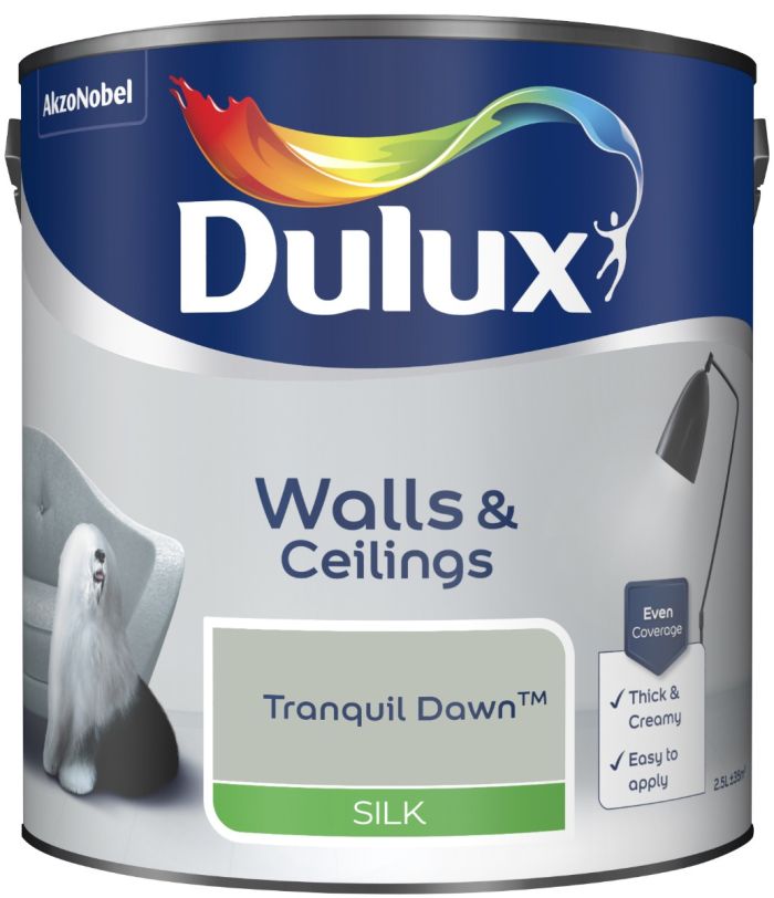 Dulux Tranquil Dawn Silk Emulsion Paint 2.5L