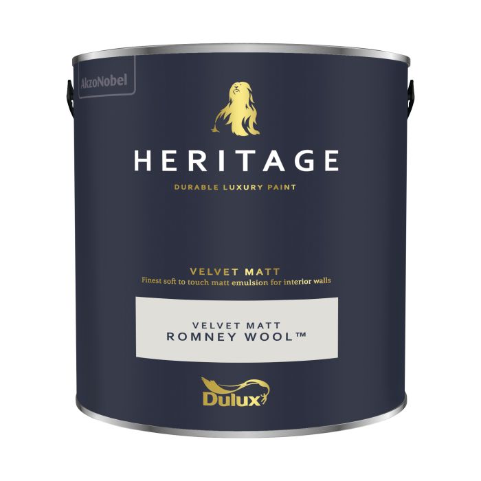 Dulux Heritage Romney Wool Matt Emulsion 2.5L interior paint