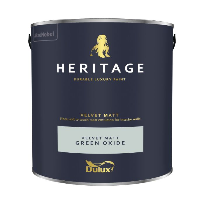 Dulux Heritage Green Oxide 2.5L Matt Emulsion Paint