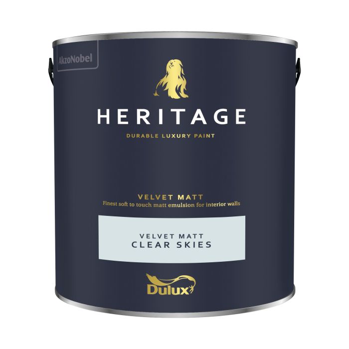Dulux Heritage Clear Skies Matt Emulsion 2.5L interior paint