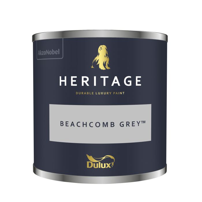 Dulux Heritage Beachcomb Grey 125ml Matt Emulsion Tester Pot