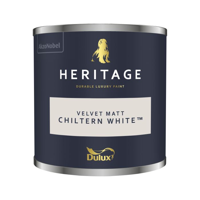 Dulux Heritage 125ml Chiltern White Matt Emulsion Tester Pot