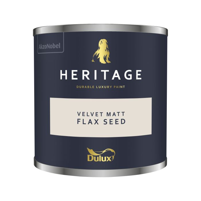 Dulux Heritage Flax Seed 125ml Tester Pot interior matt emulsion paint