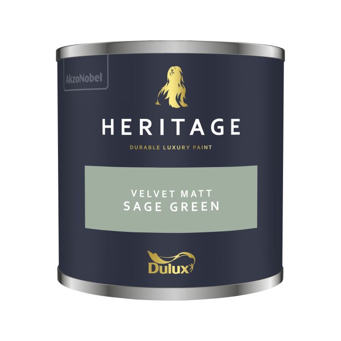 Dulux Heritage Sage Green 125ml Matt Emulsion Tester Pot