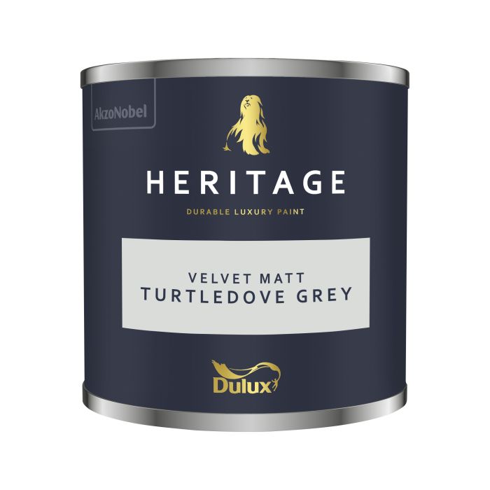 Dulux Heritage Turtledove Grey 125ml Matt Emulsion Tester Pot