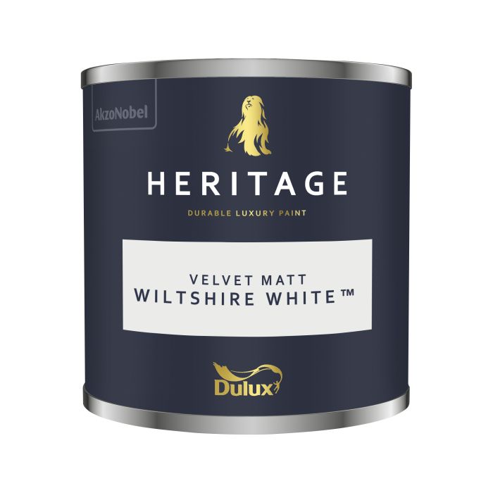 Dulux Heritage Wiltshire White 125ml Matt Emulsion Tester Pot