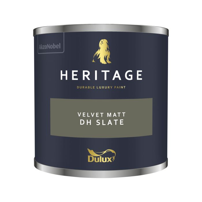 Dulux Heritage DH Slate 125ml Matt Emulsion Tester Pot