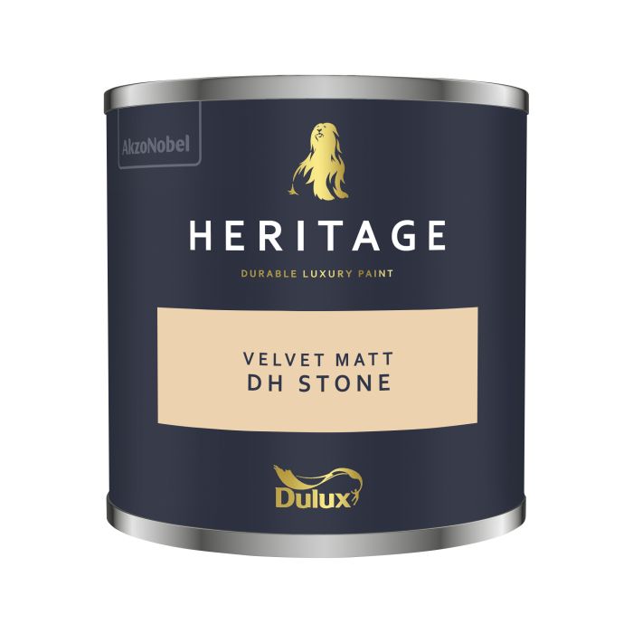 Dulux Heritage 125ml DH Stone matt emulsion tester pot