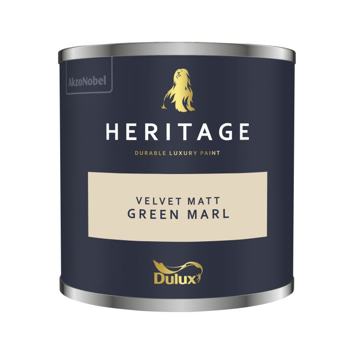 Dulux Heritage 125ml Green Marl Matt Emulsion Tester Pot