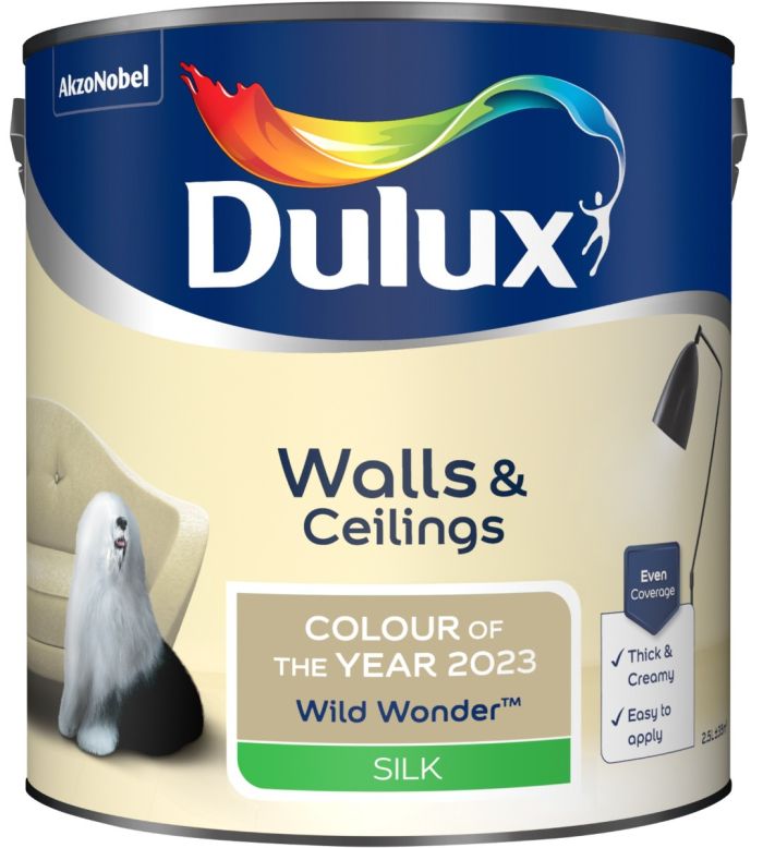 Dulux Silk Emulsion Paint - Timeless - 2.5L silk emulsion interior paint