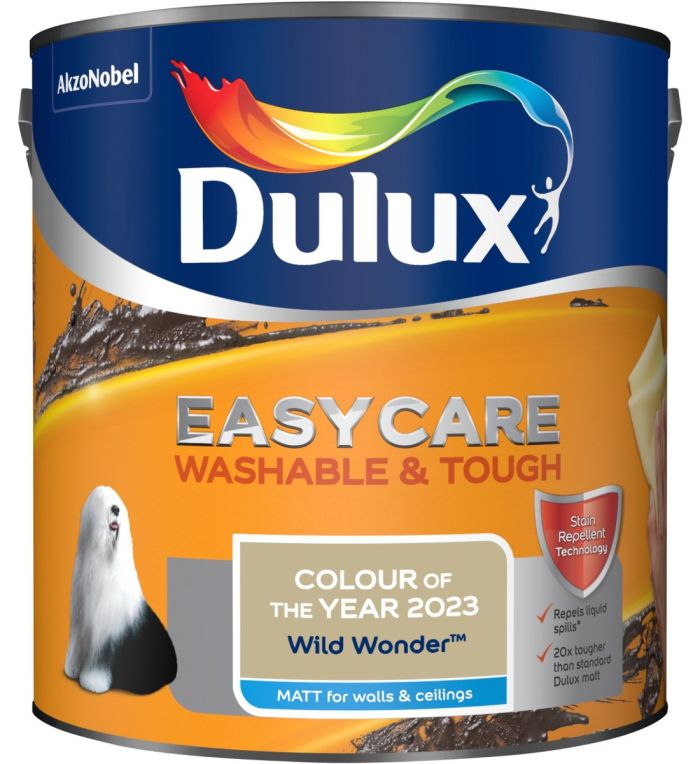Dulux Easycare Washable & Tough Matt Emulsion in Wild Wonder, 2.5L tin