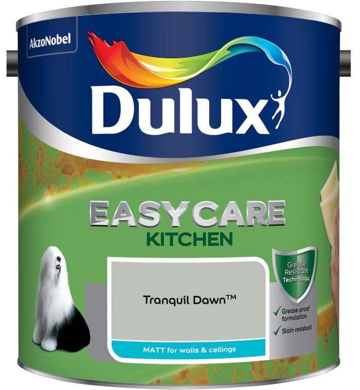 Dulux Easycare Kitchen Matt Emulsion Paint in Tranquil Dawn, 2.5L