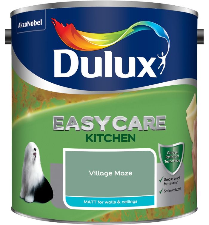 Dulux Easycare Kitchen Matt Emulsion Paint Village Maze 2.5L