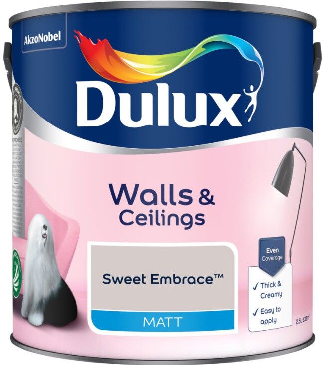 Dulux 2.5L Sweet Embrace Matt Emulsion Paint