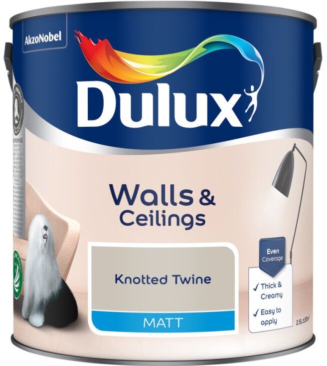 Dulux 2.5L Knotted Twine Matt Emulsion Paint
