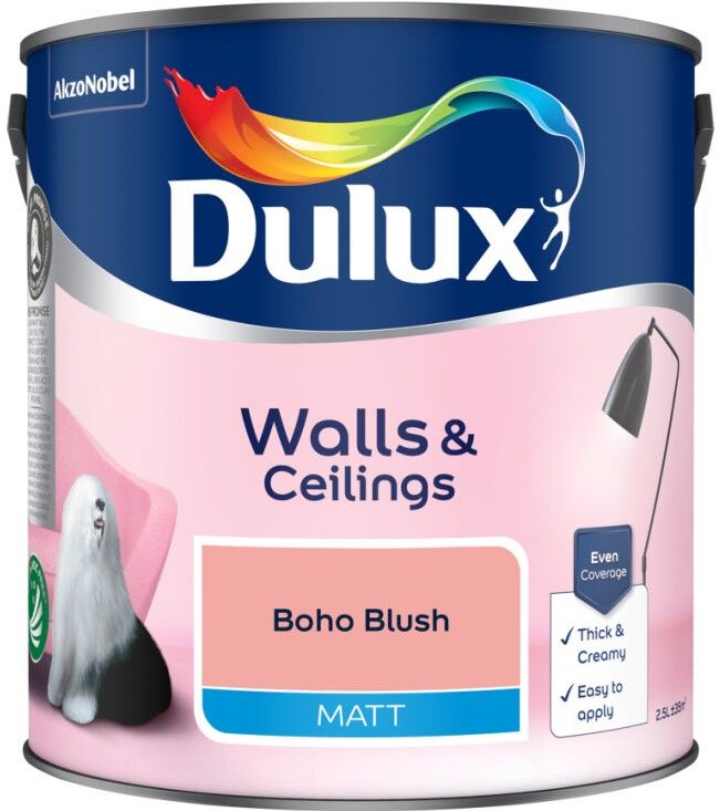 Dulux Boho Blush Matt Emulsion Paint 2.5L
