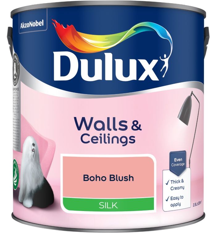 Dulux Boho Blush Silk Emulsion Paint 2.5L
