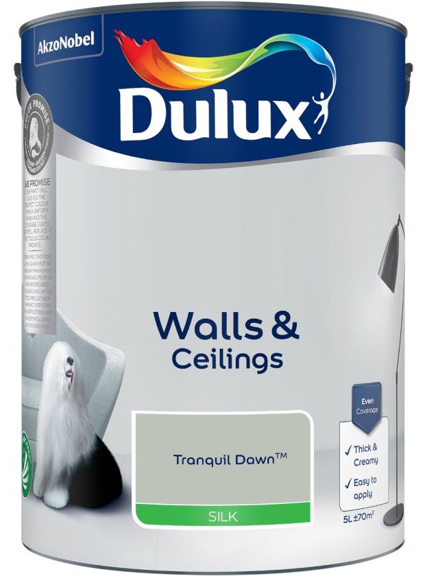 Dulux Tranquil Dawn 5L Silk Emulsion Paint
