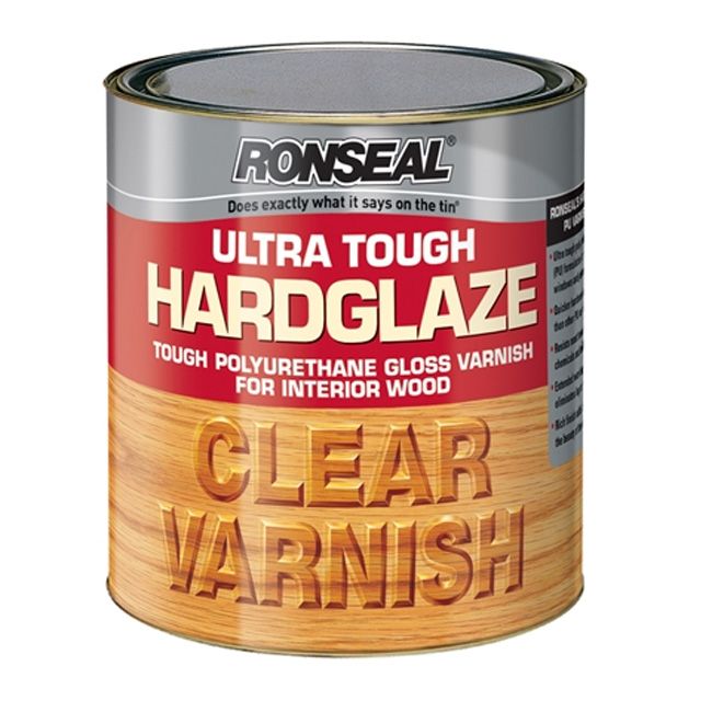 Ronseal Ultra Tough Hardglaze Varnish Clear Gloss 2.5L tin