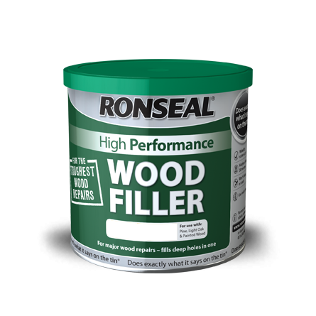 Ronseal High Performance Natural Wood Filler 1kg tub