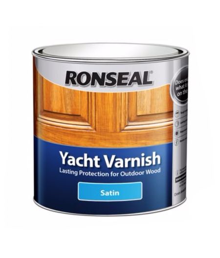Ronseal Yacht Varnish Clear Satin 1L
