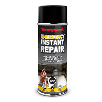 Thompson's Emergency Instant Repair Aerosol 450g in black