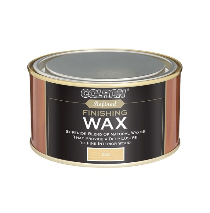 Colron Finishing Wax Clear 325g natural beeswax timber treatment for interior wood