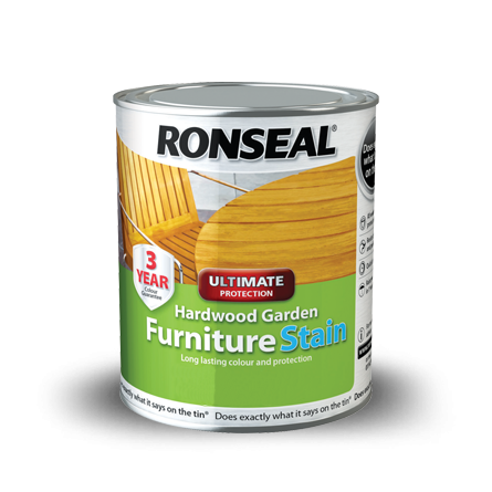 Ronseal Ultimate Protection Hardwood Furniture Stain - Rich Teak - 750ml