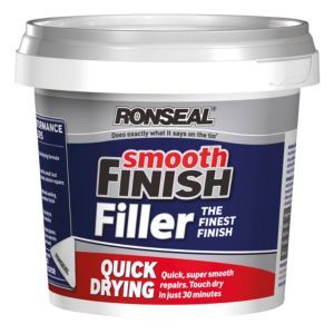 Ronseal Quick Drying Smooth Finish Filler - 600g in white