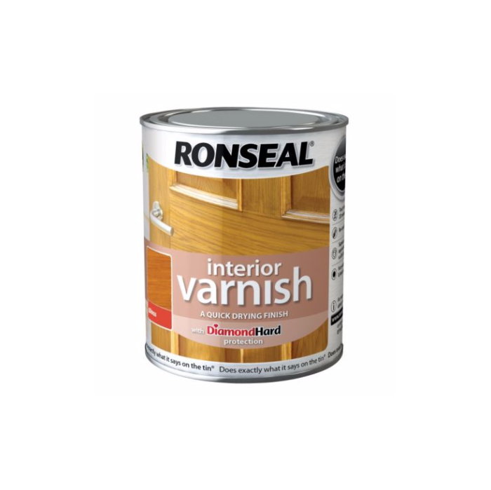 Ronseal Diamond Hard Interior Varnish 250ml in Antique Pine Gloss