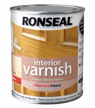 Ronseal Interior Diamond Hard Varnish Clear Gloss 2.5L