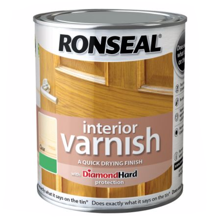 Ronseal Diamond Hard Interior Varnish 2.5L in clear matt